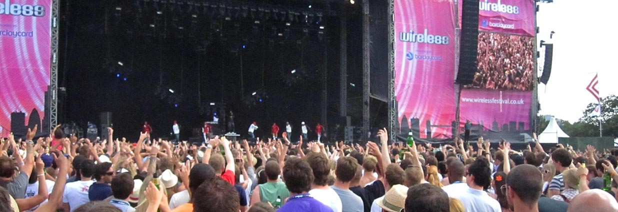 Gatecrashers stampede into London's Wireless Festival as fan opens gate to public